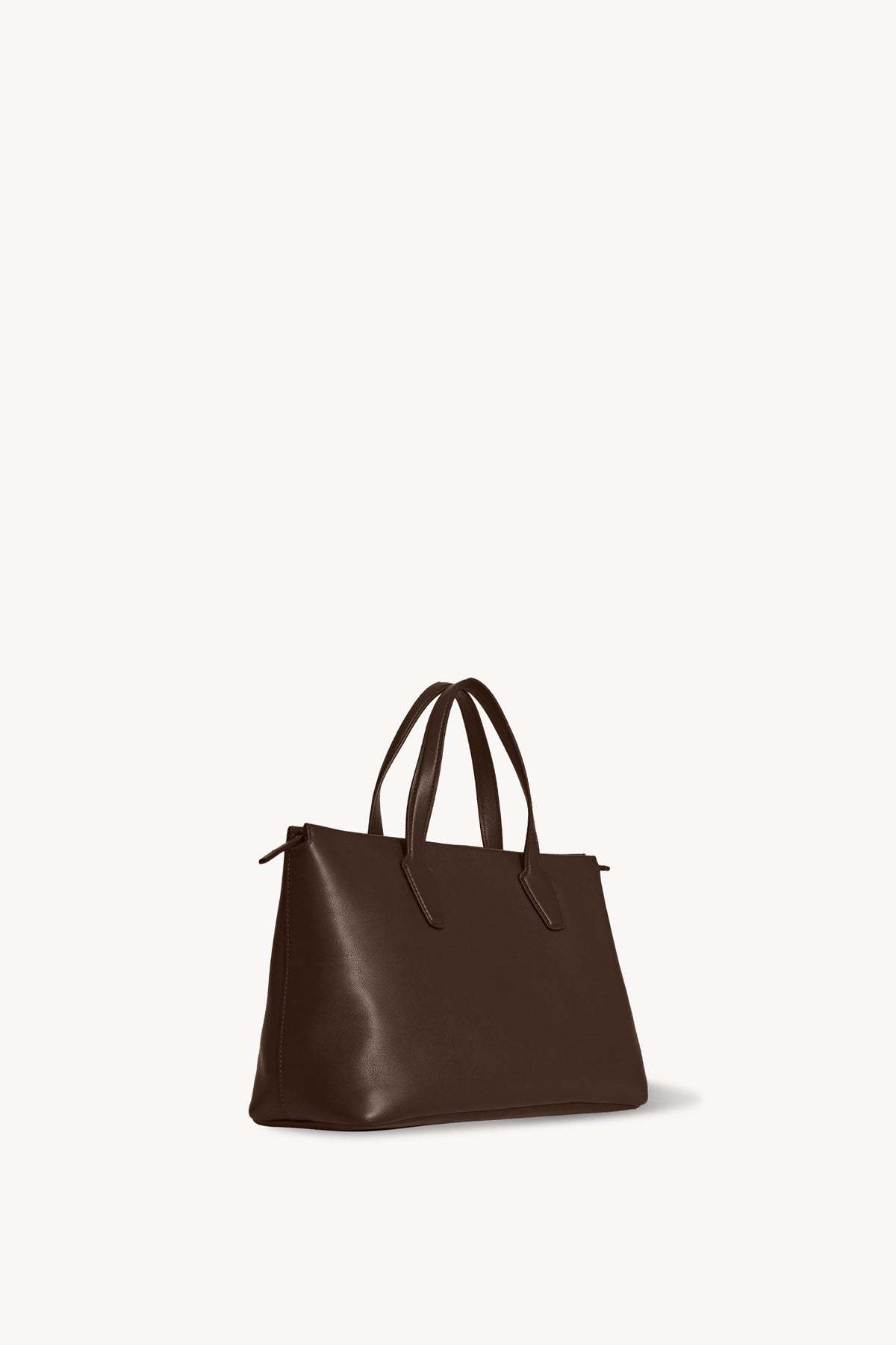 The Row Marcel Leather Handbag In Brown