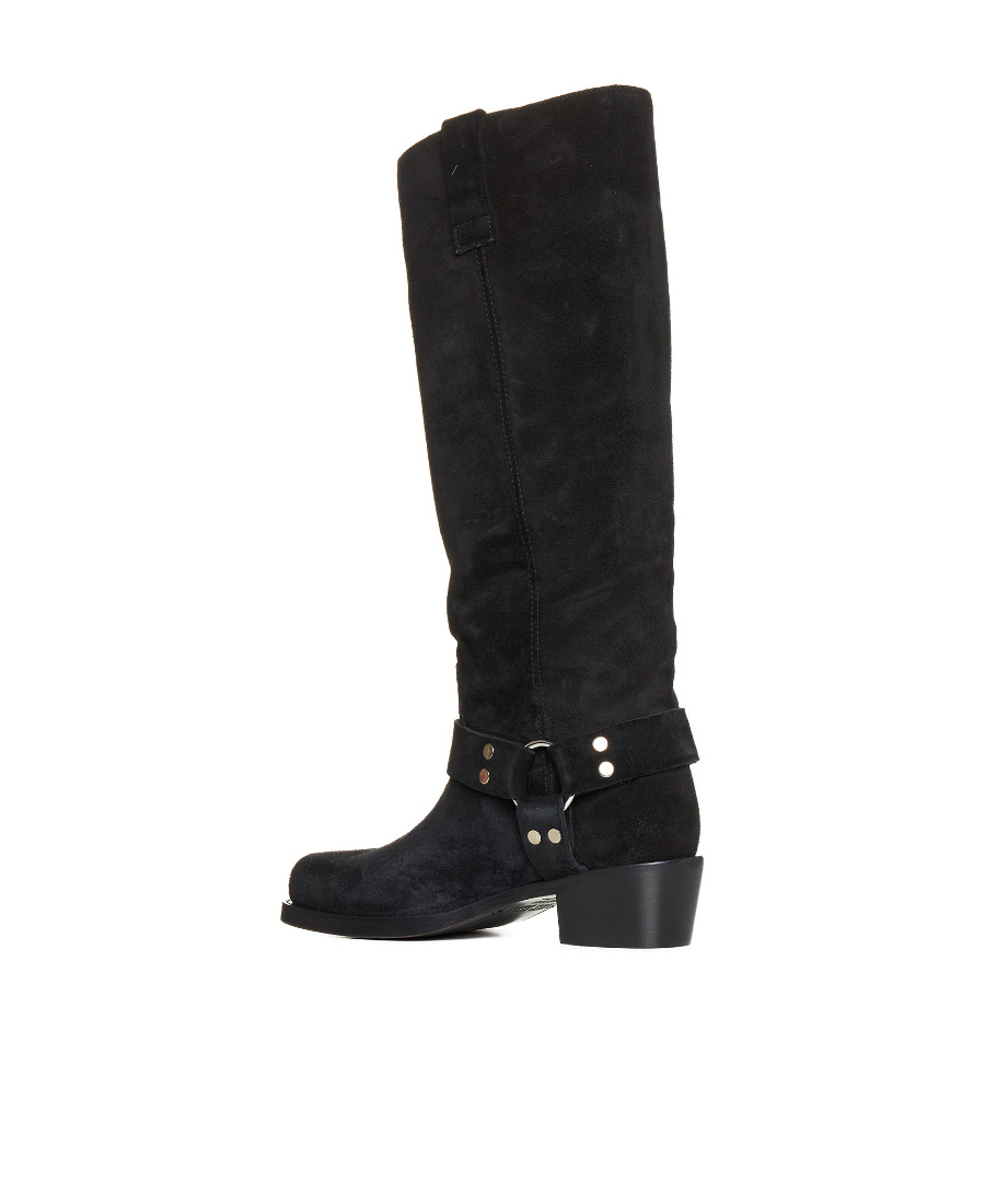 Paris Texas Black Roxy 45 Tall Boots In Black