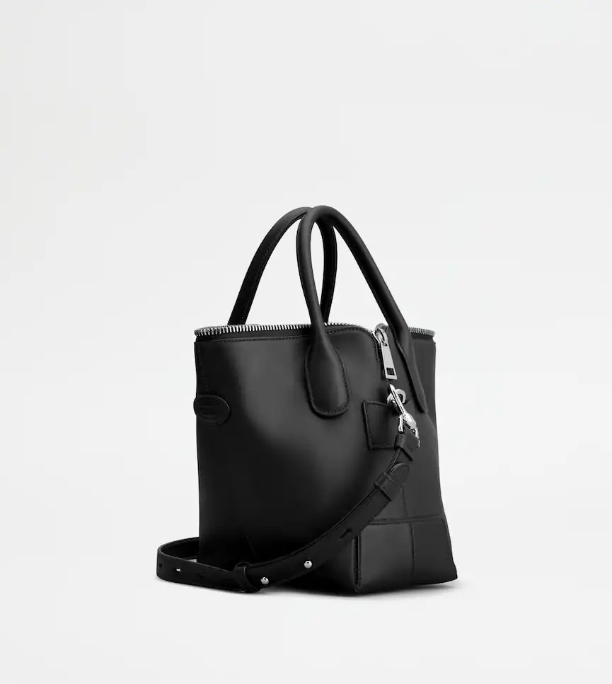 Tod's Di Bag Swing Zip Mini Bag In Black
