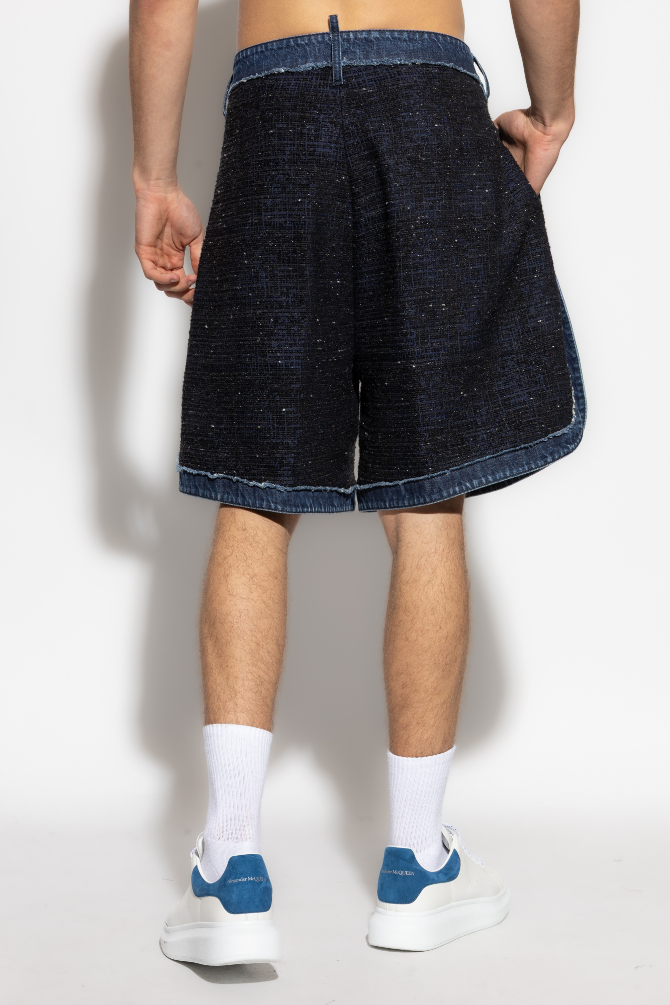 Dsquared2 Waistband Shorts In Blue