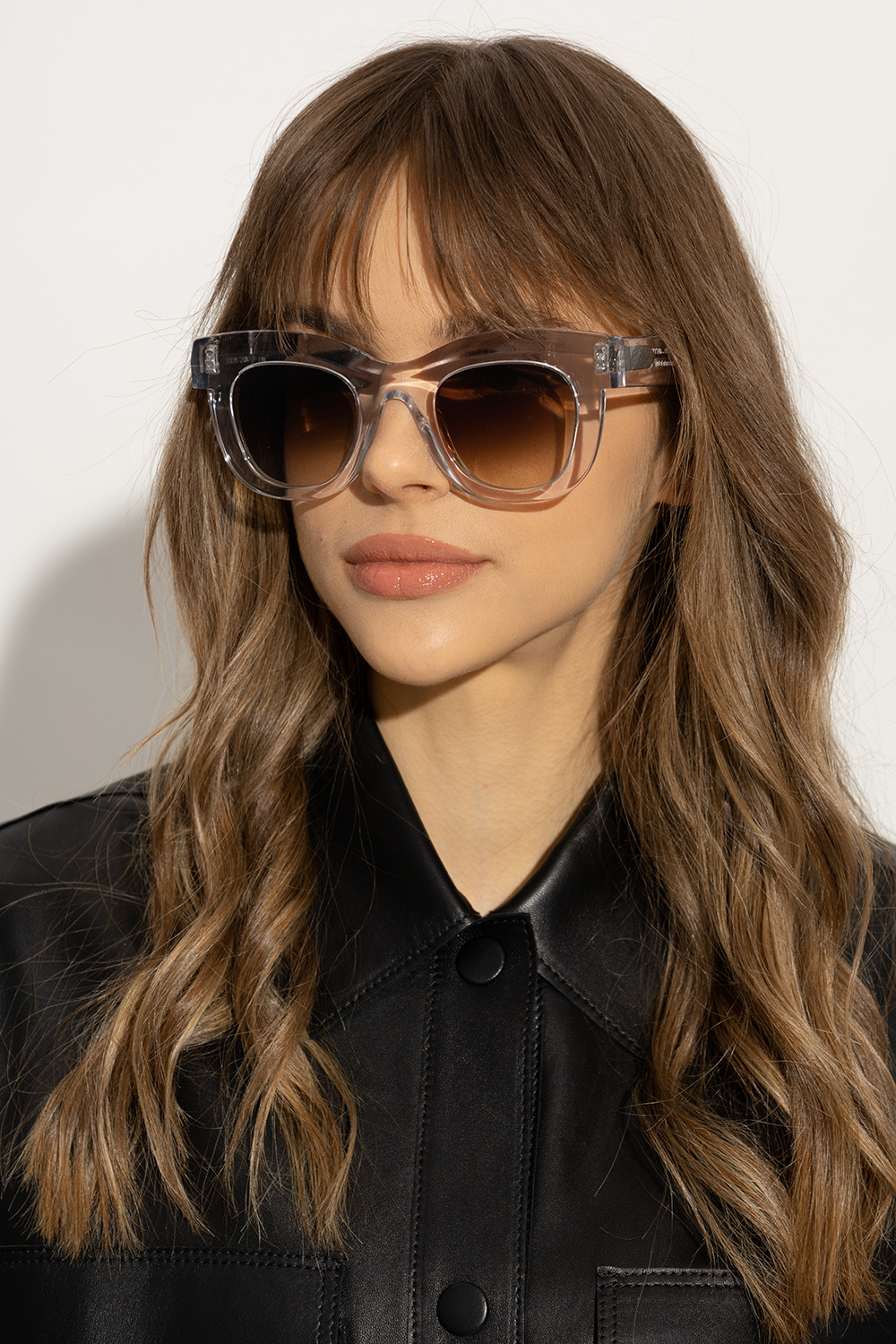 Thierry Lasry Transparent Full-package Sunglasses In White