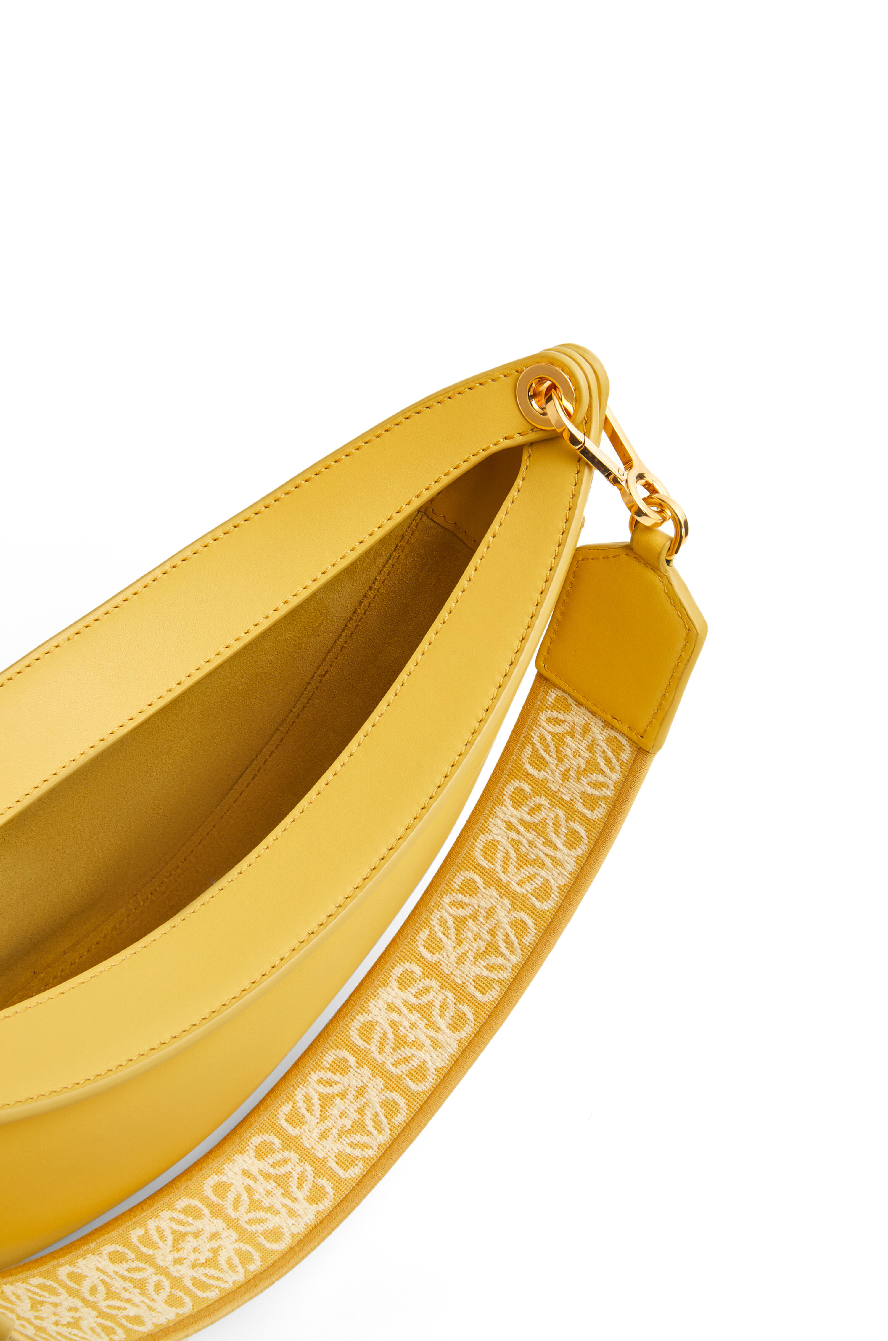 Loewe Luna Small Shoulder Bag In Yellow