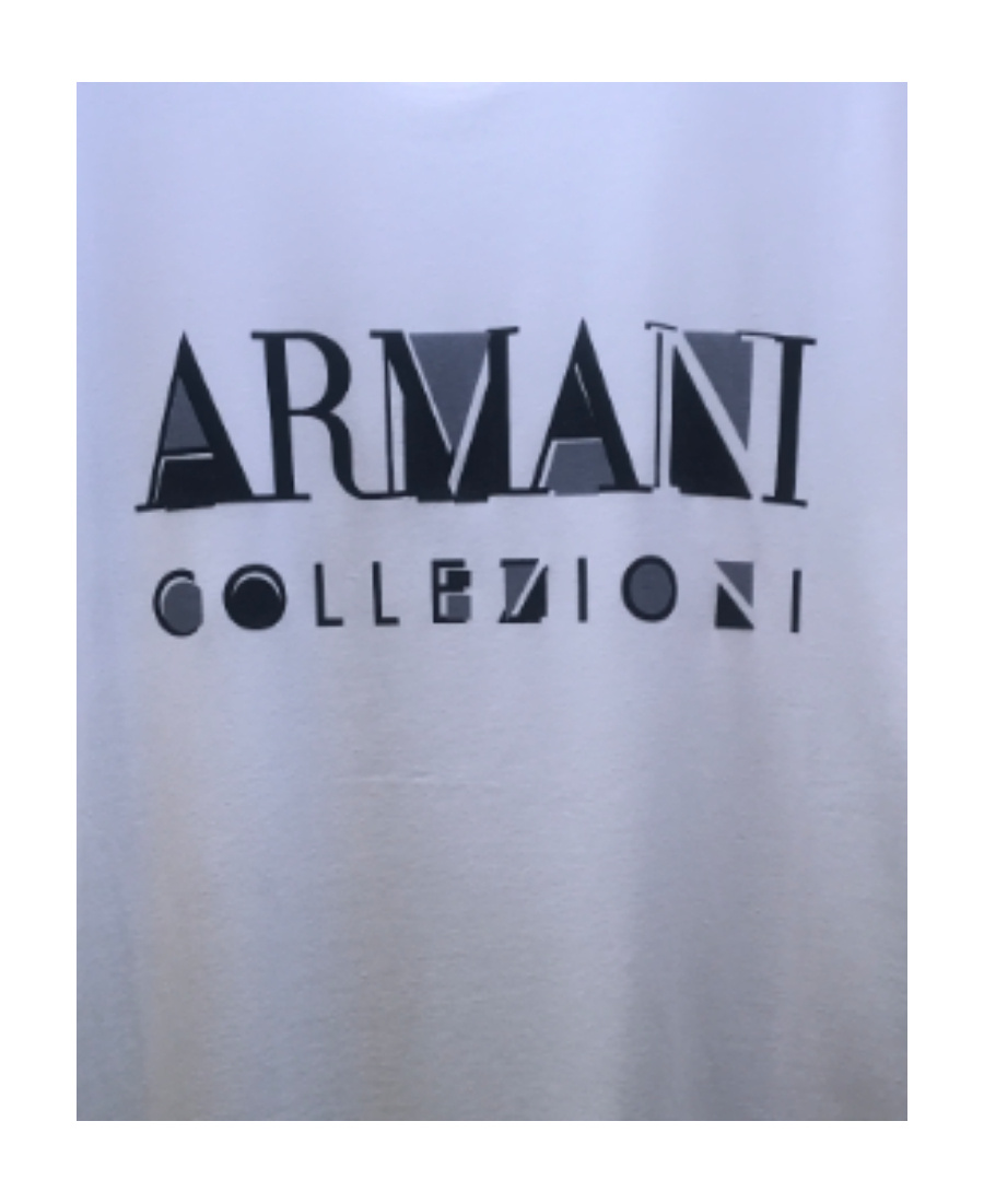ARMANI COLLEZIONI LOGO DETAILS SHORT-SLEEVED T-SHIRT