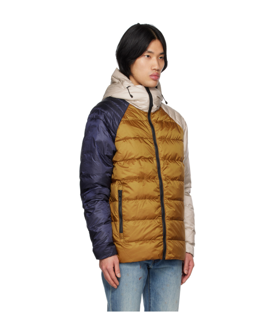 Canada Goose Double-sided Down Jacket With Logo In Brown