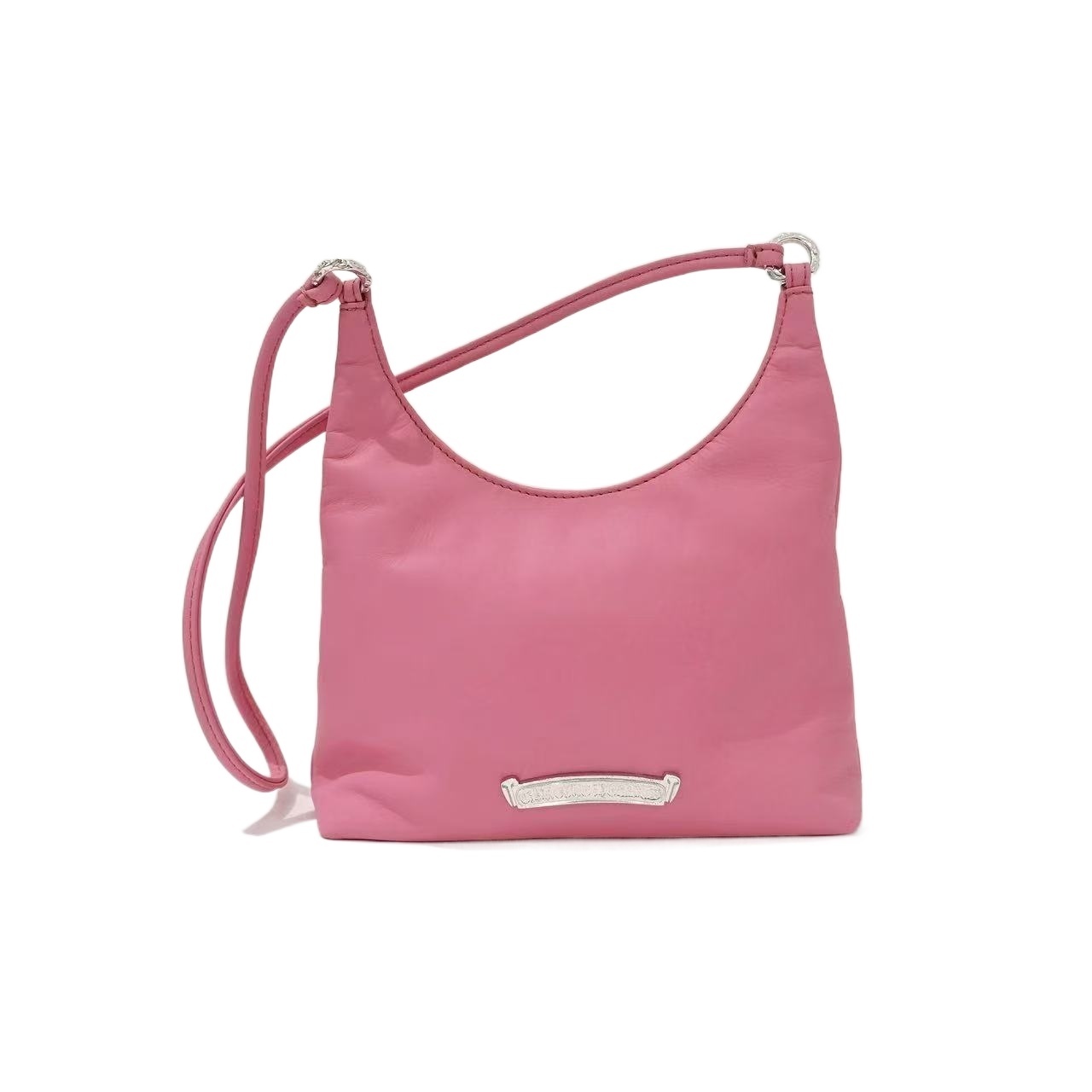 Chrome Hearts Logo Shoulder Bag In Pink