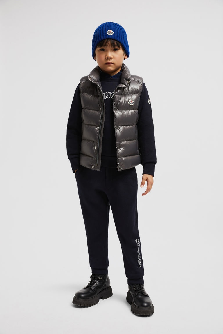 Moncler Wool Sweatpants In Blue