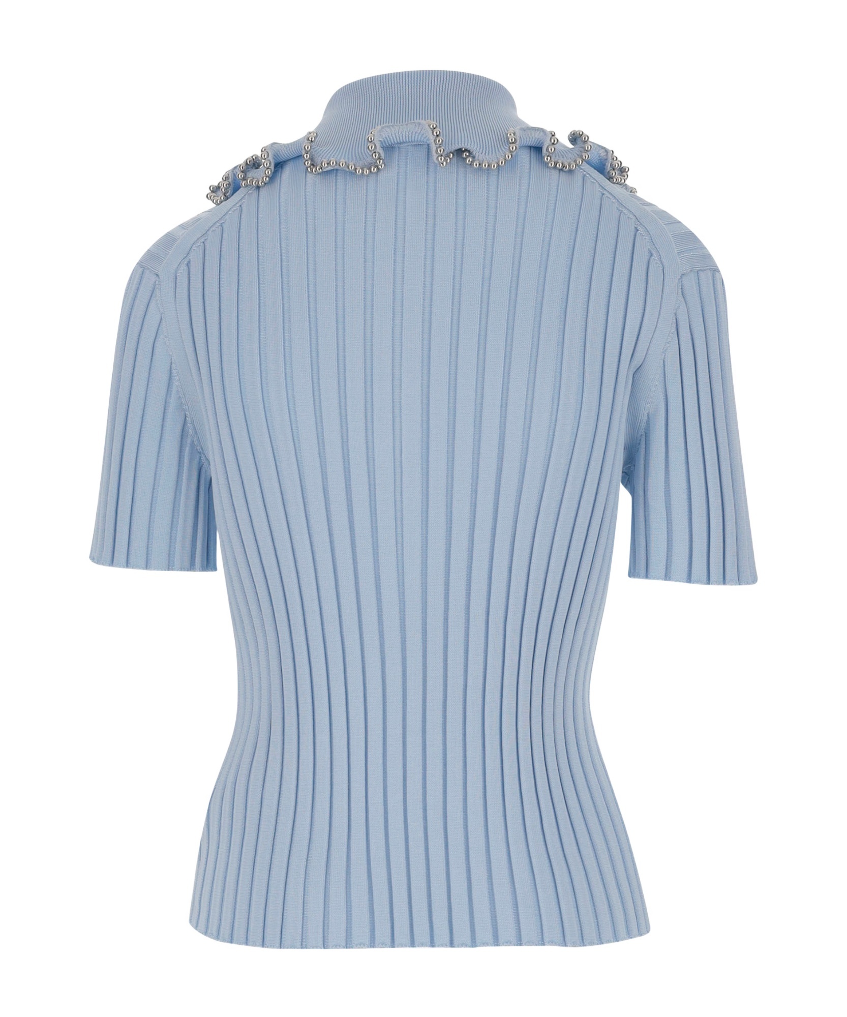 Jil Sander Short-sleeved Sweater In Gray