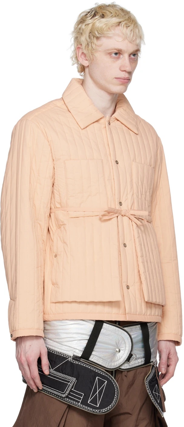 CRAIG GREEN TIED-WAIST QUILTED JACKET