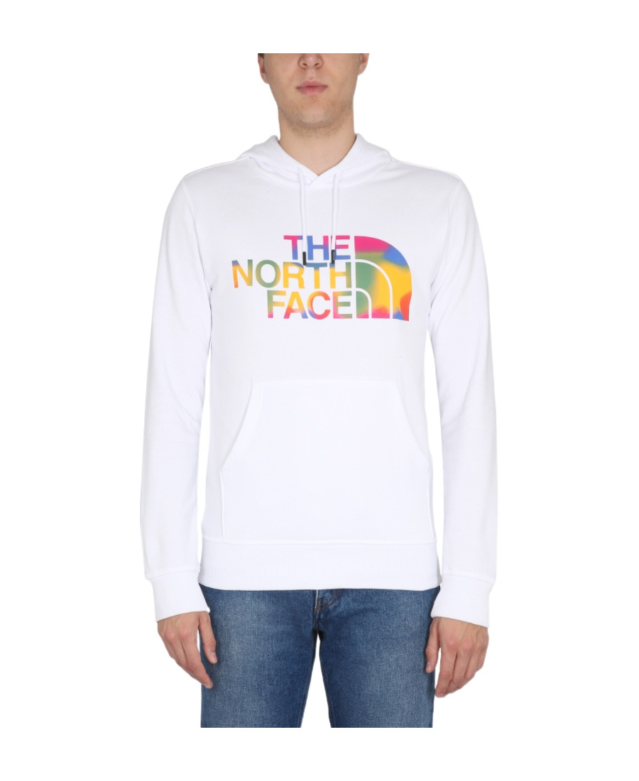 THE NORTH FACE THE NORTH FACE LOGO PRINTED DRAWSTRING HOODIE