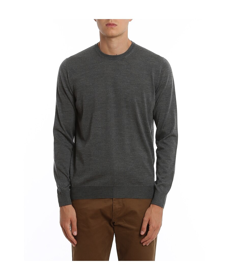 Drumohr Merino Wool Sweater In Black