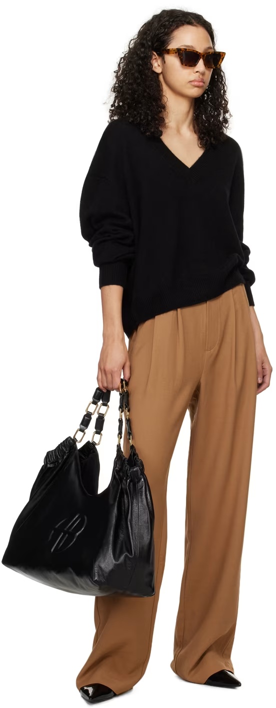ANINE BING LEE V-NECK CASHMERE JUMPER