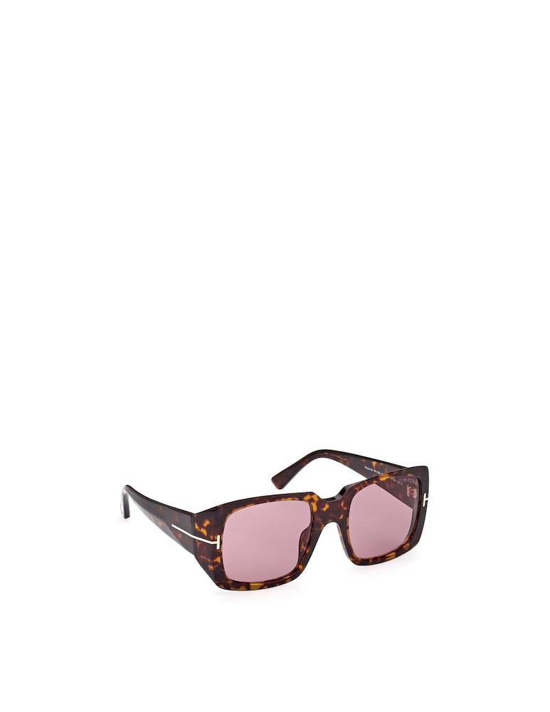 Tom Ford Ryder-02 W Ft1035 52y Square Sunglasses In Pink