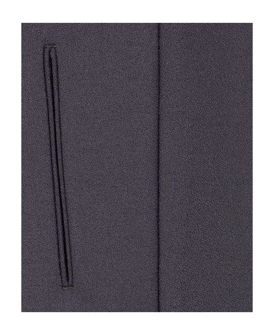 Dior Wool Button Casual Pants In Black