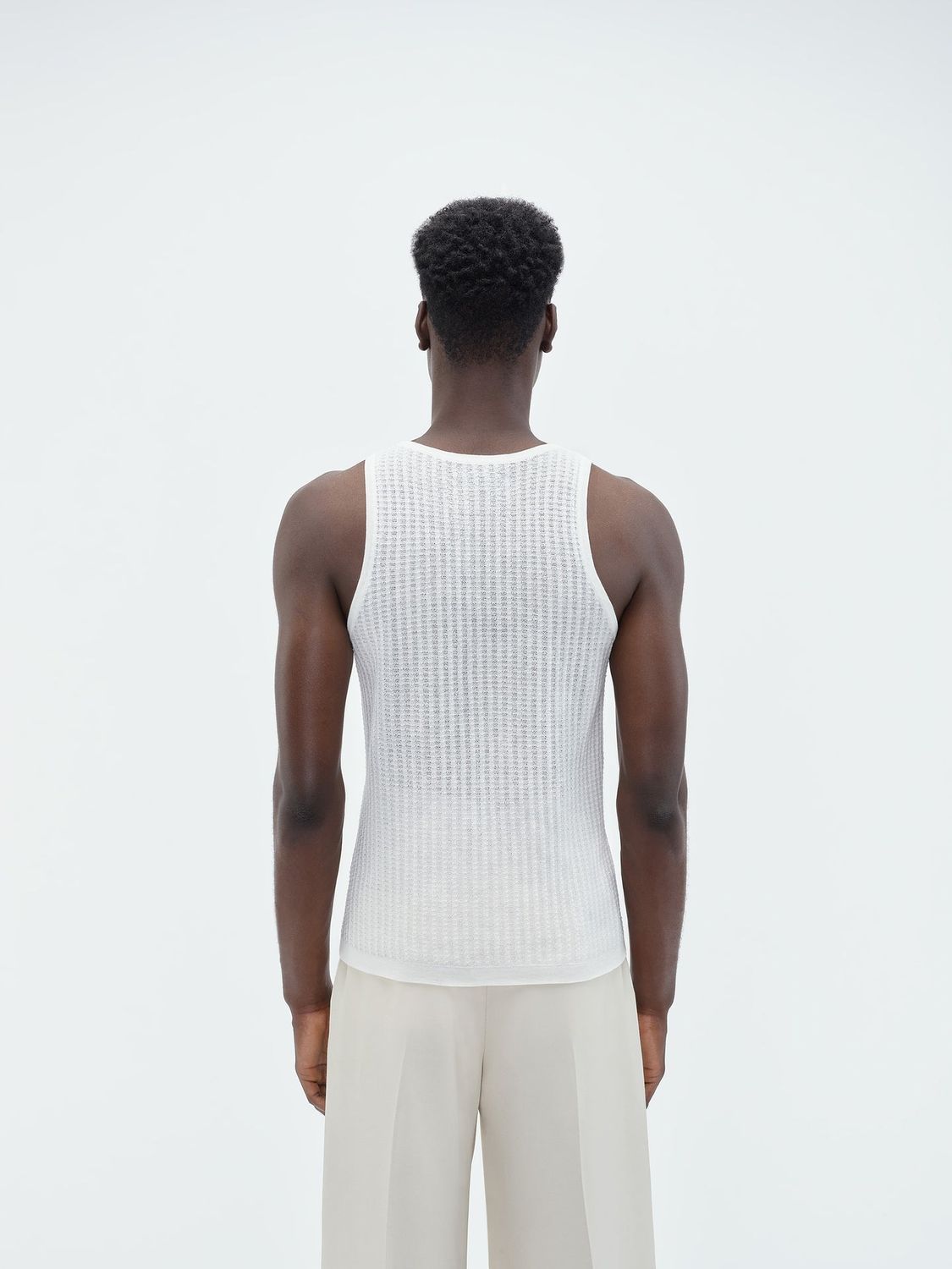 Amiri Sleeveless Vest In White