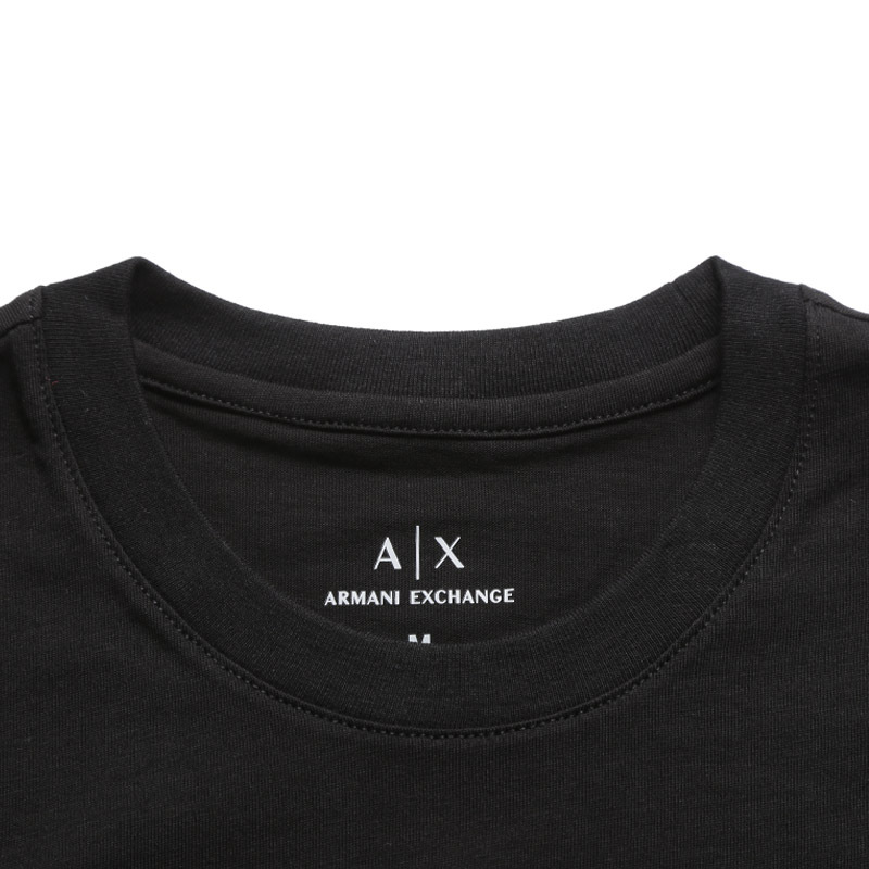 ARMANI EXCHANGE LOGO-PRINT COTTON T-SHIRT 