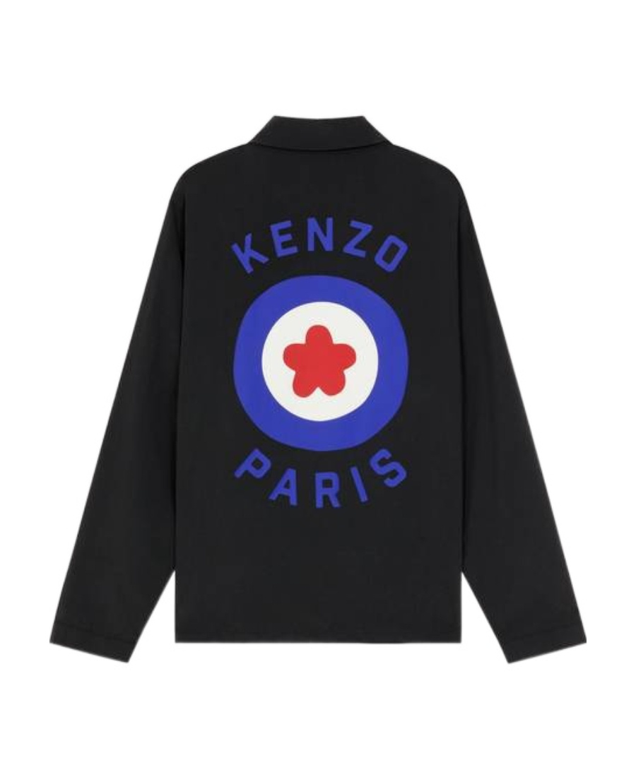 Shop Kenzo ' Target' Coach Jacket In Black