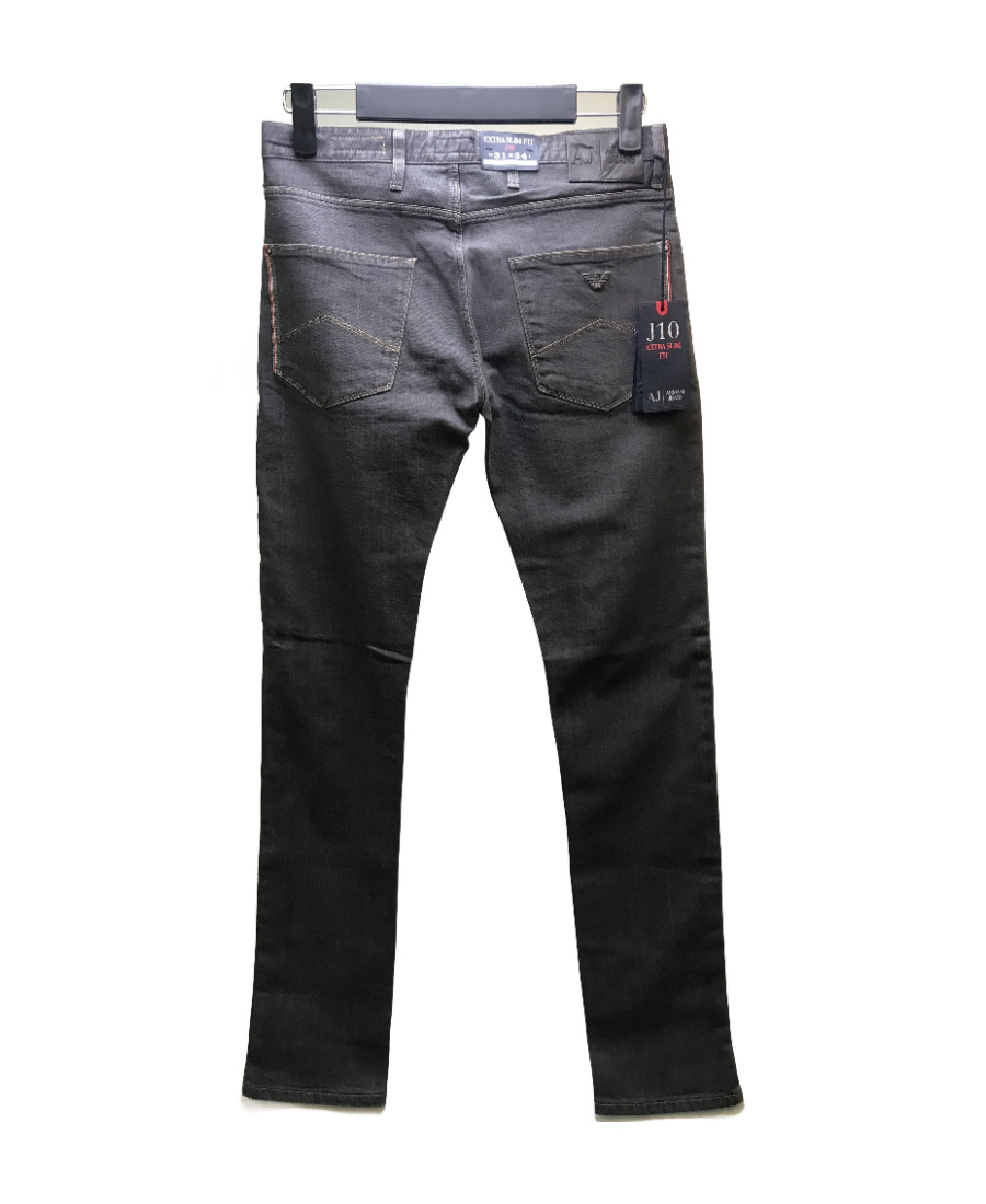 Armani Jeans Straight Jeans In Black