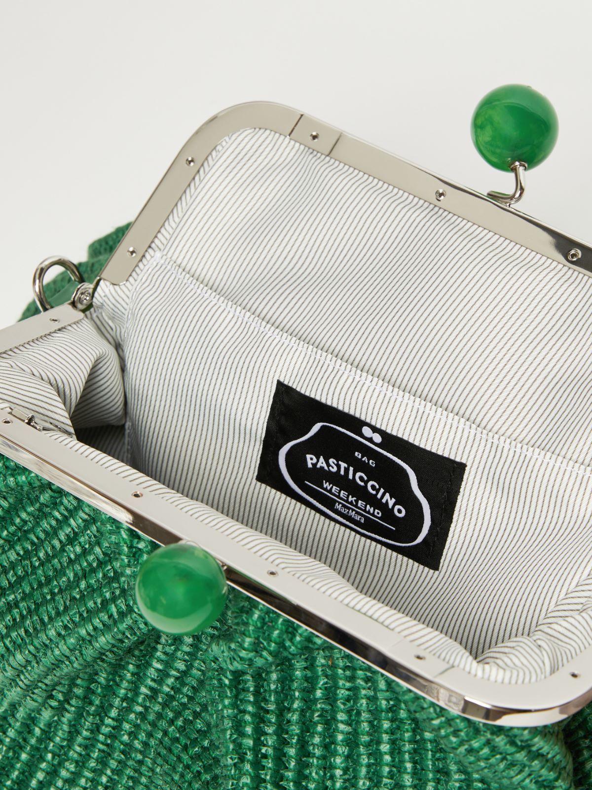 Weekend Max Mara Chain Shoulder Bag In Green