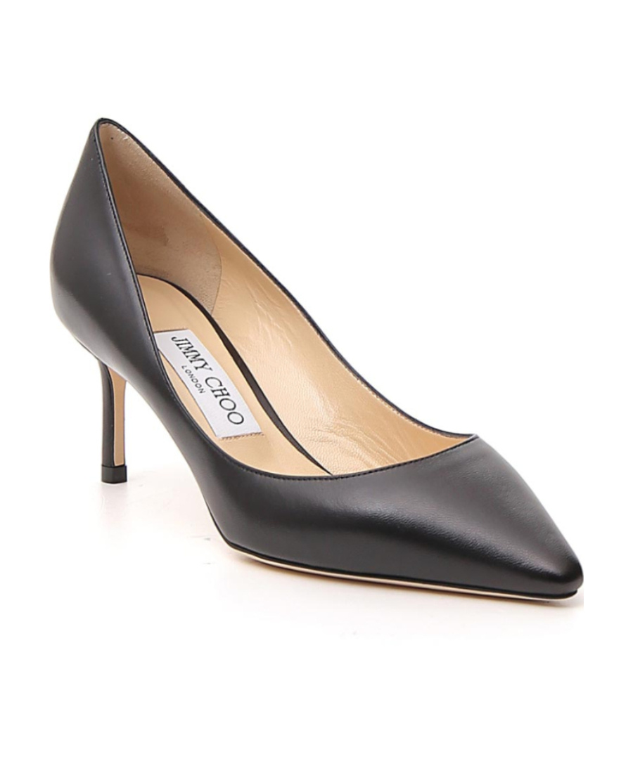Shop Jimmy Choo Romy60 Pointed High Heels In Black