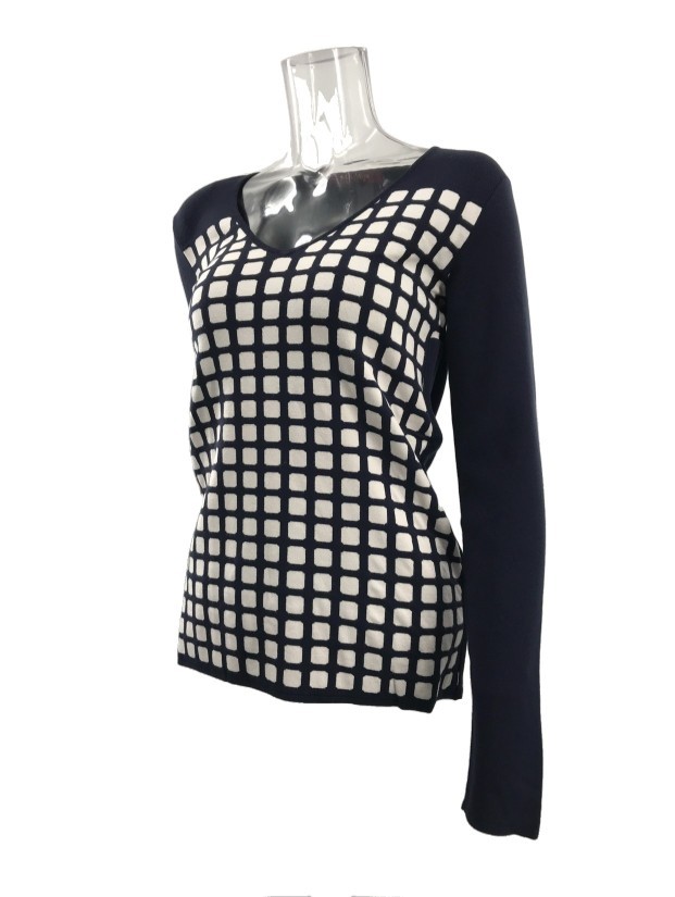 Max Mara Long-sleeved Sweater In Black