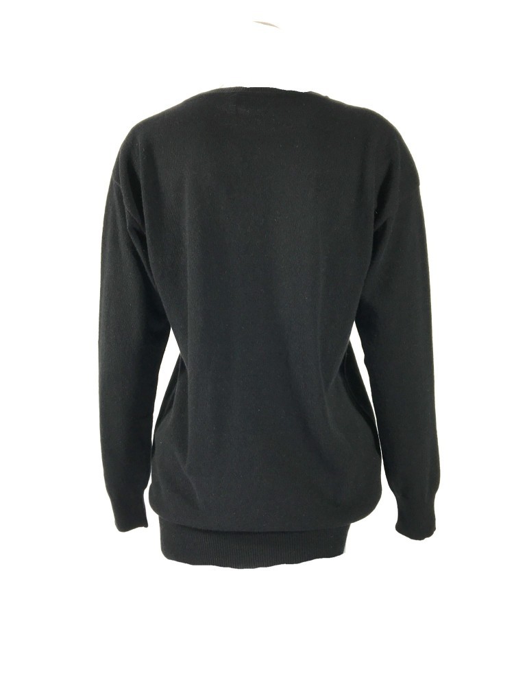 Moschino Logo Sweater In Black