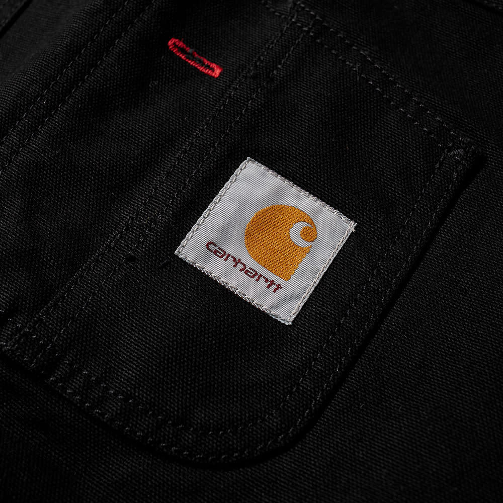 Carhartt Logo-patch Bib Overall In Black