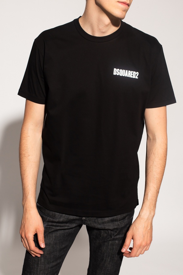 Dsquared2 Logo-print T-shirt In Black