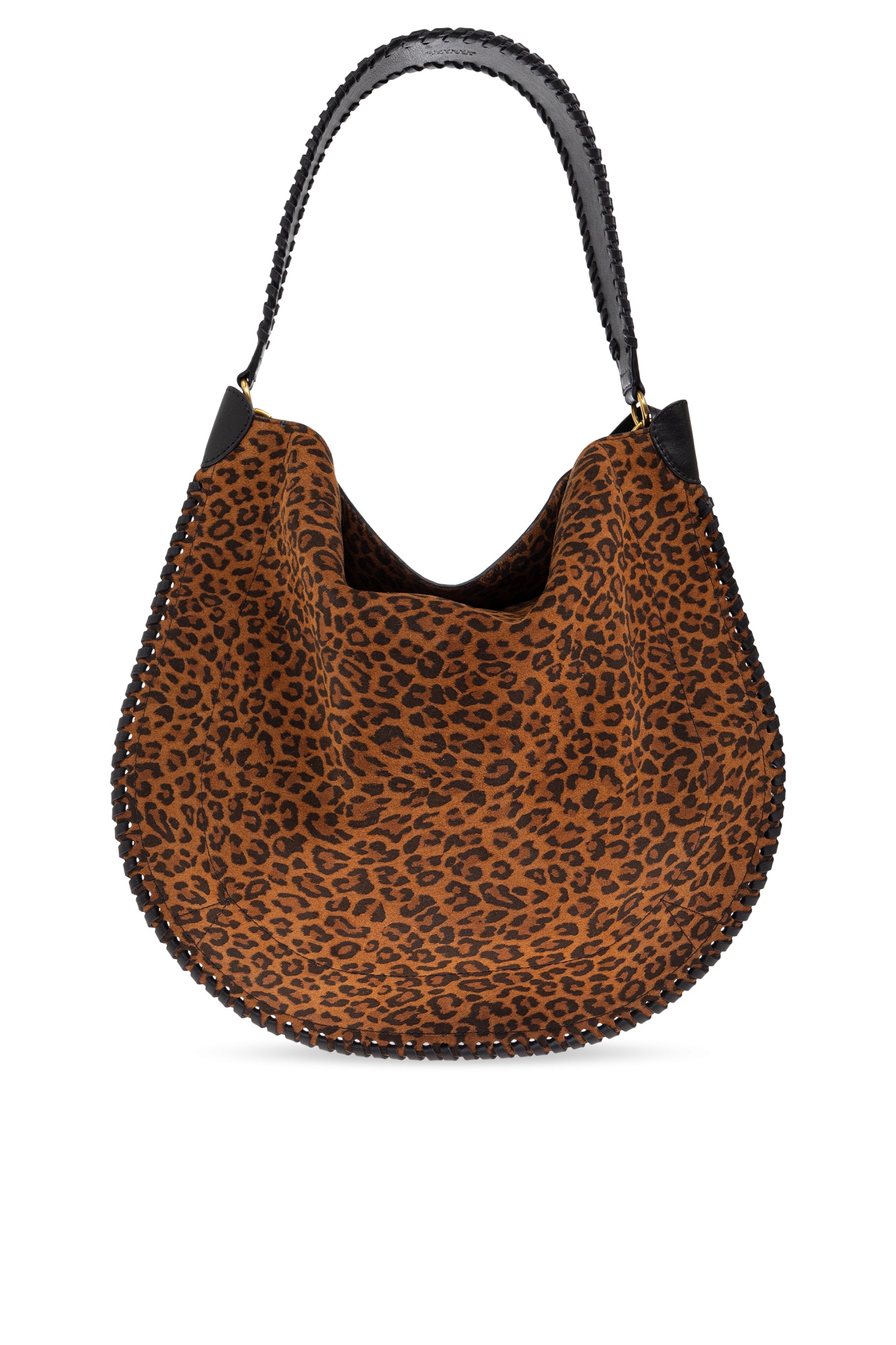 Isabel Marant Logo Shoulder Bag In Brown