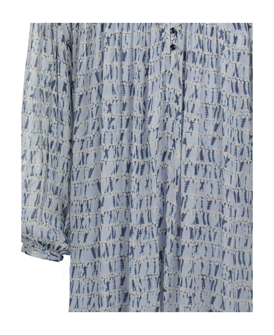 Isabel Marant Étoile Marant Étoile Woman Mini Dress Sky Blue Size 6 Viscose In Multicolor
