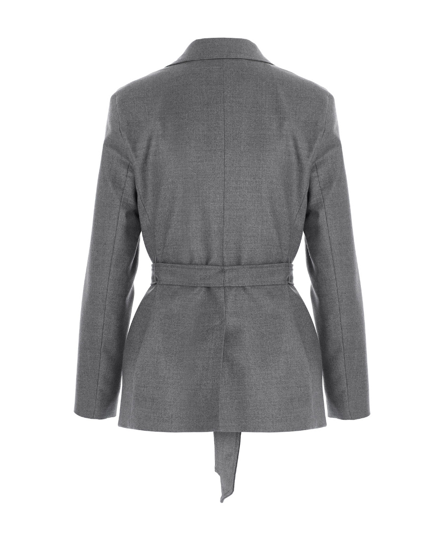 Weekend Max Mara Wool Jacket In Gray