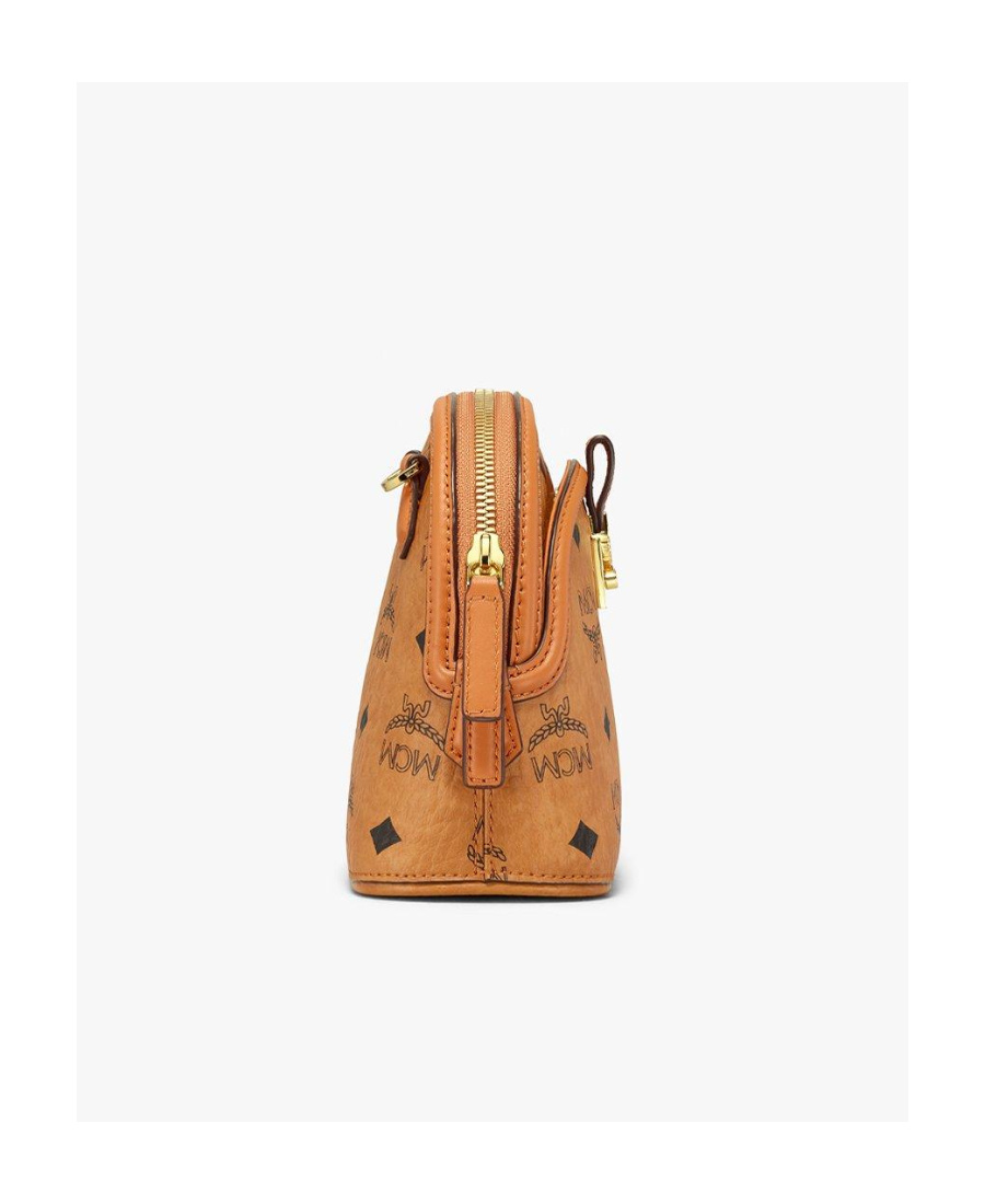 Mcm Mini Anna Cross Body Bag In Brown