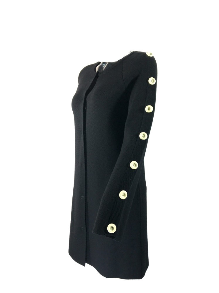 Moschino Long-sleeved Sweater In Black