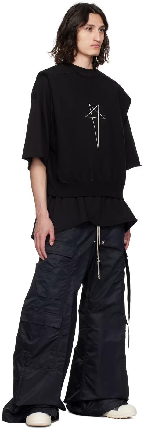 Shop Rick Owens Drkshdw Boot Zipper High Upper Board Shoes In Black