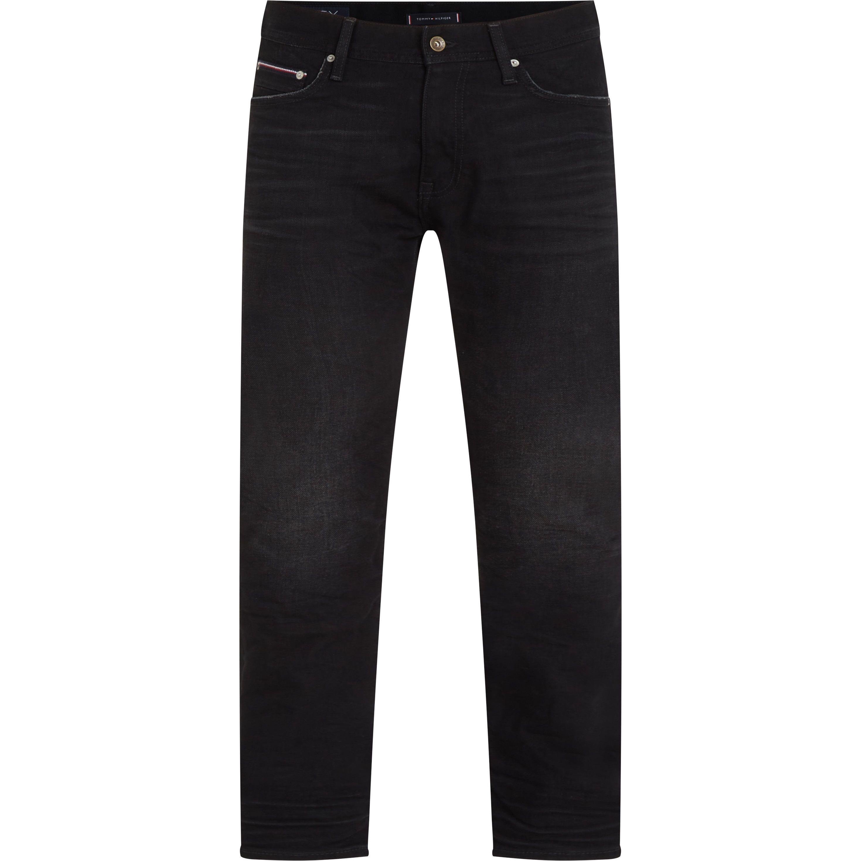 Tommy Hilfiger Straight Jeans In Black