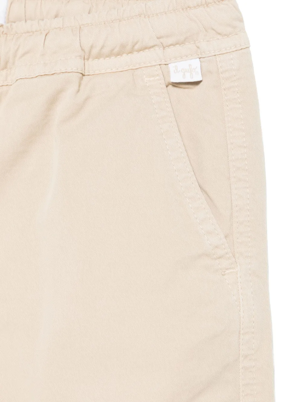 Il Gufo Twill Casual Pants In Nude