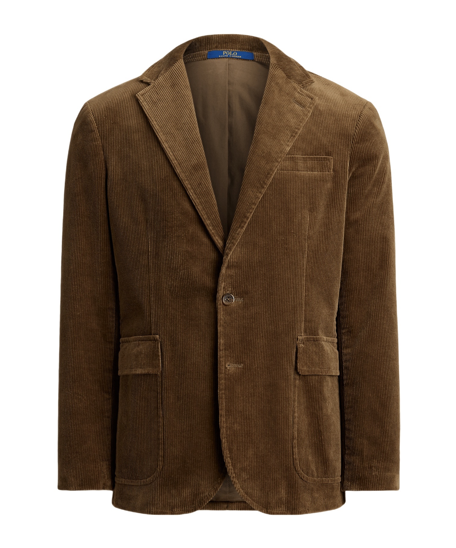 Polo Ralph Lauren Corduroy Single-breasted Blazer In Brown