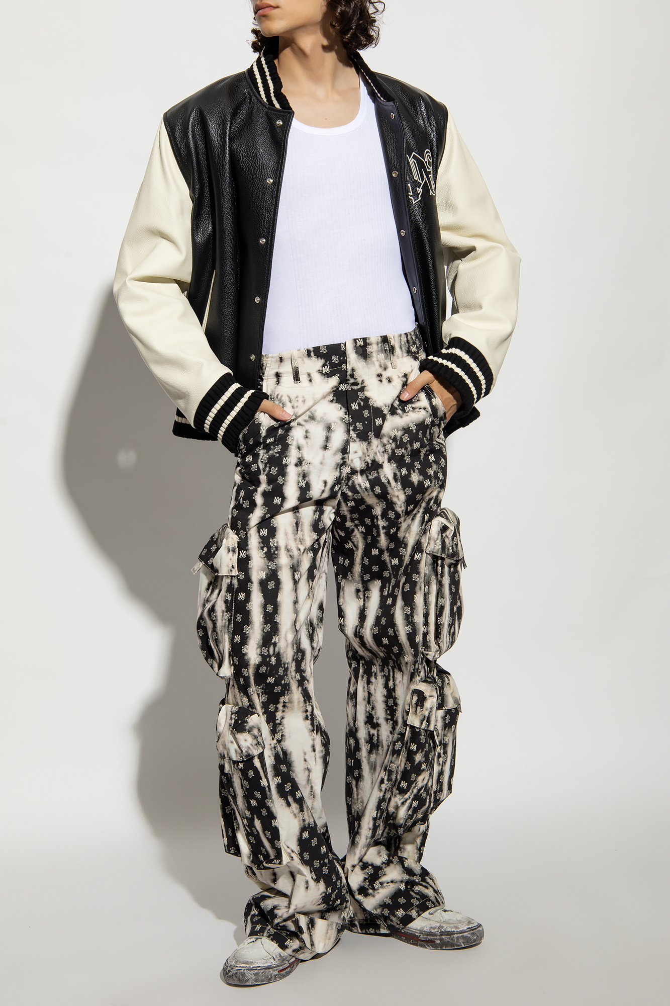 Amiri Monogram-pattern In Black