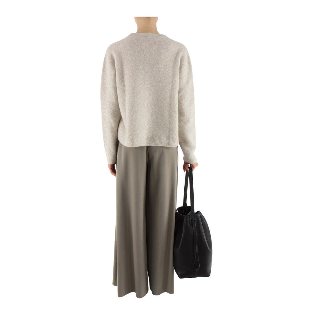 The Row Wide-leg Casual Pants In Gray