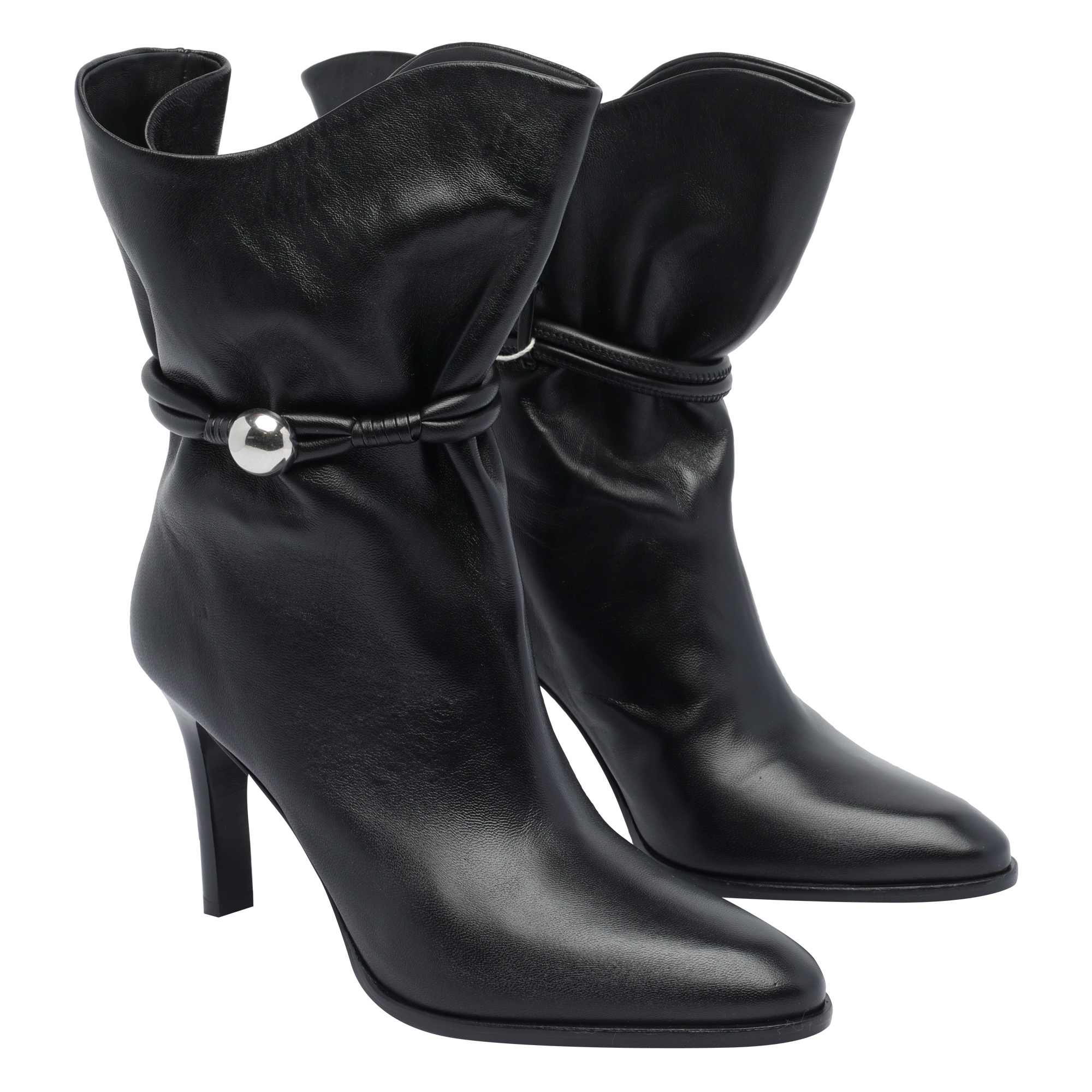 Isabel Marant Pointed High-heeled Ankle Boots In Black