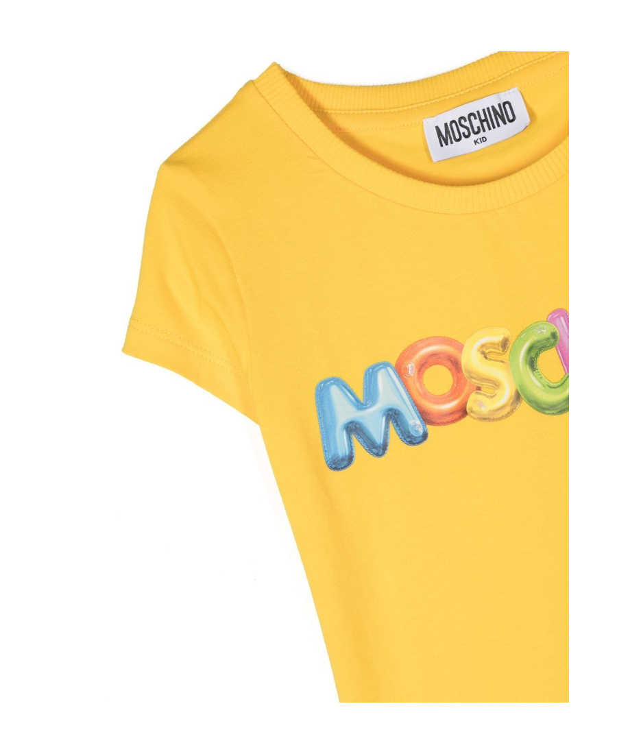 MOSCHINO LOGO-PRINT SHORT-SLEEVE T-SHIRT
