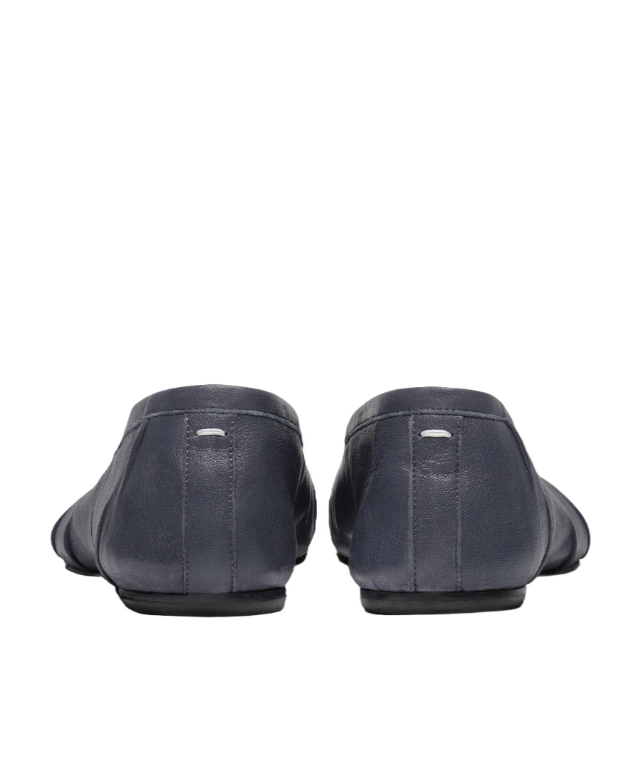 Shop Maison Margiela Tabi New Ballerina In Blue