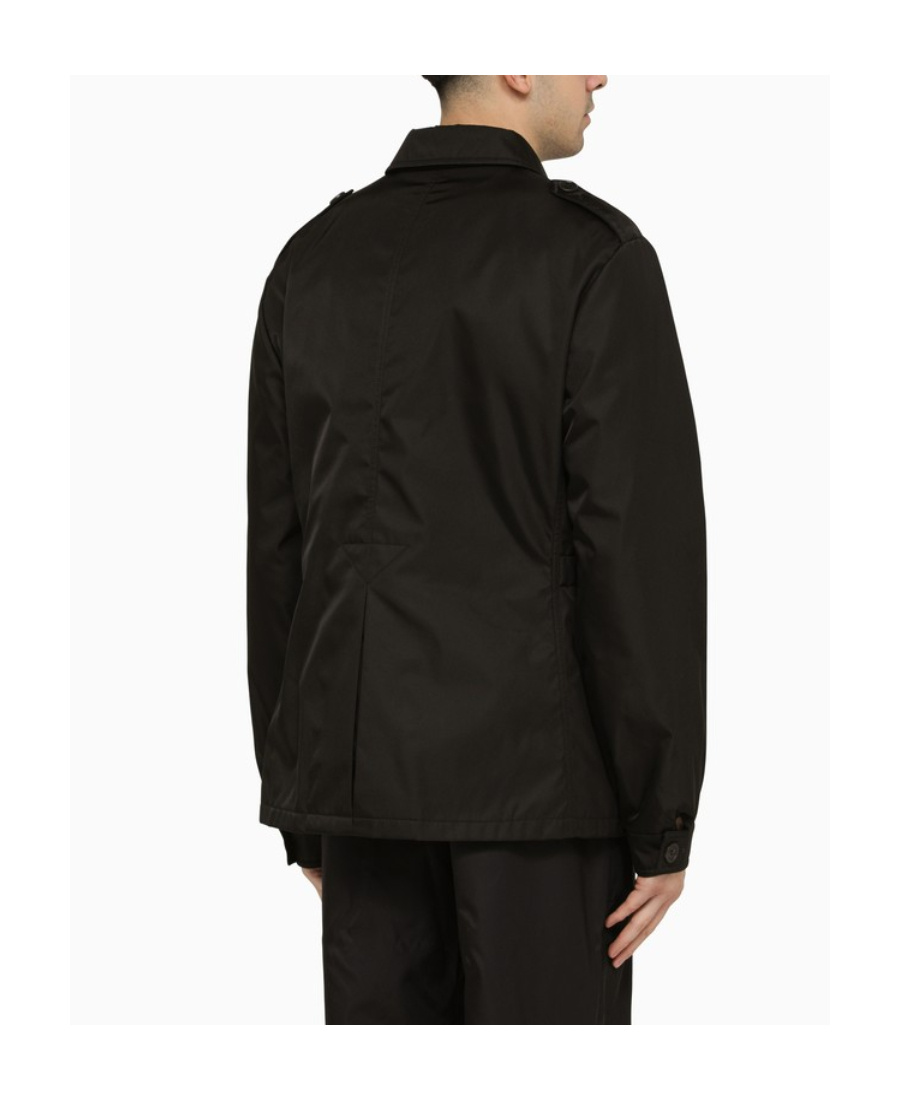 Prada Re-nylon Multi-pocket Jacket In Black