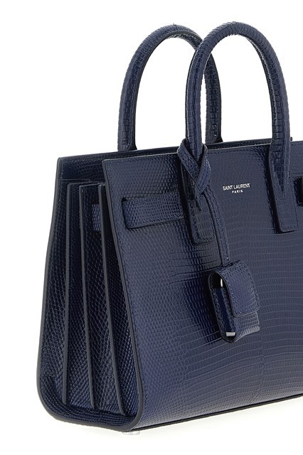Saint Laurent Nano Sac De Jour Handbag In Blue
