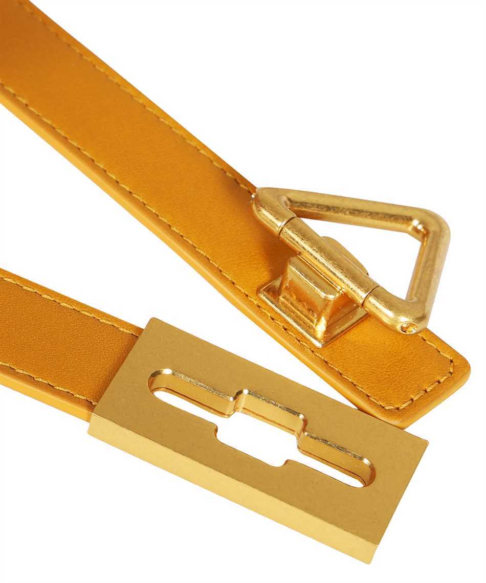 Bottega Veneta Snap Belt In Orange