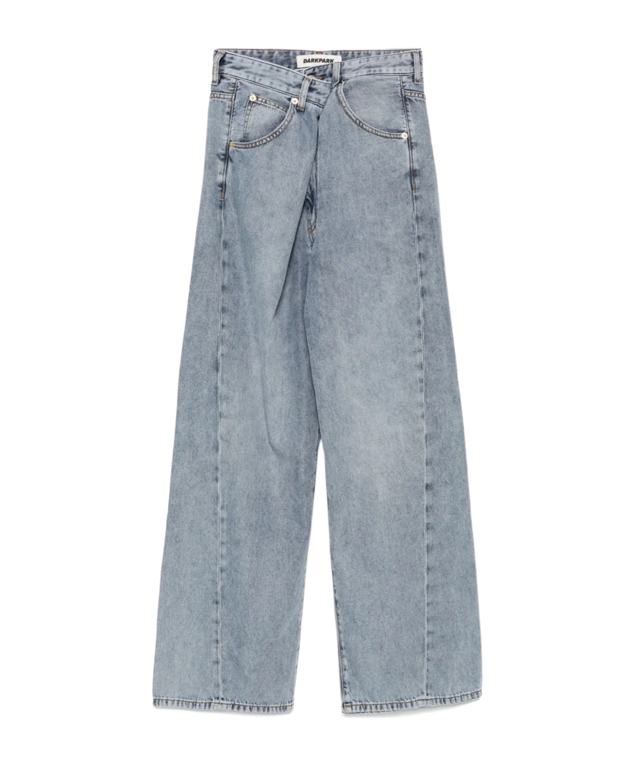 Shop Darkpark Ines Jeans In Gray