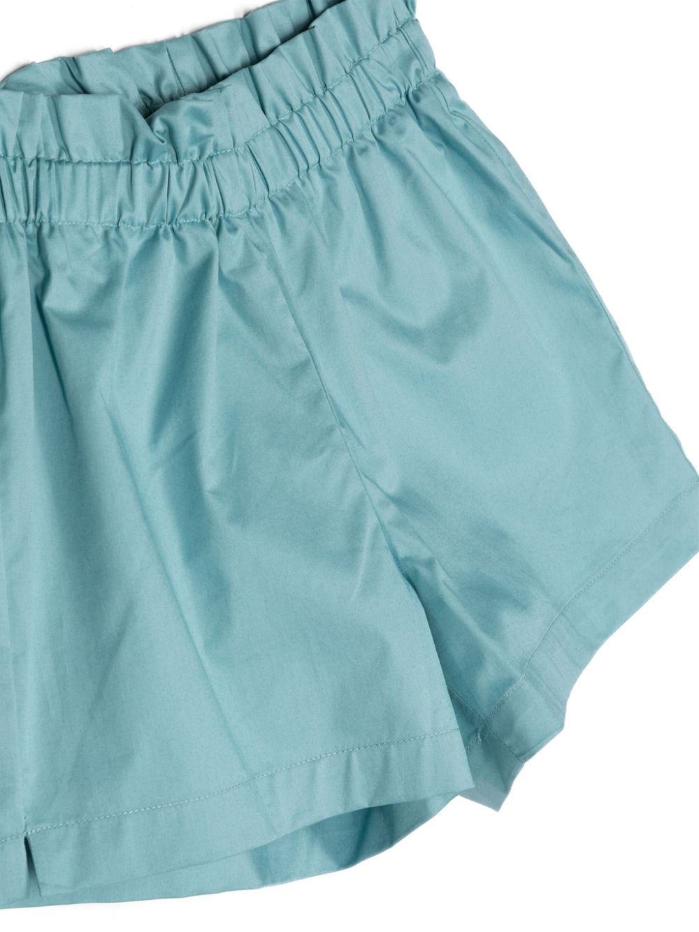 Il Gufo Floral-print T-shirt And Shorts Set In Blue