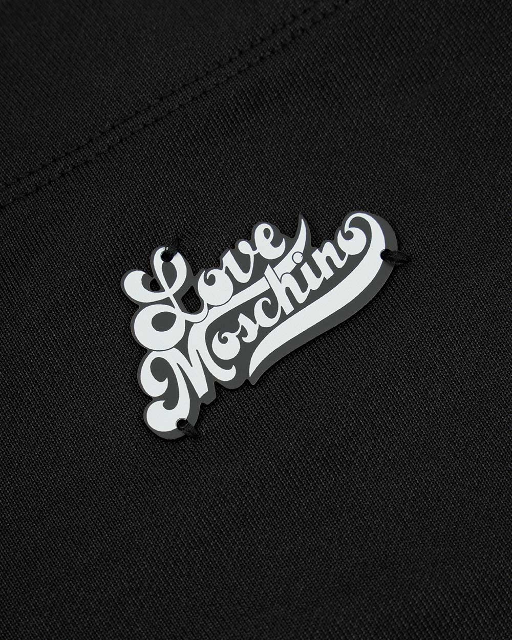 Moschino Fringed Sweatpants In Black