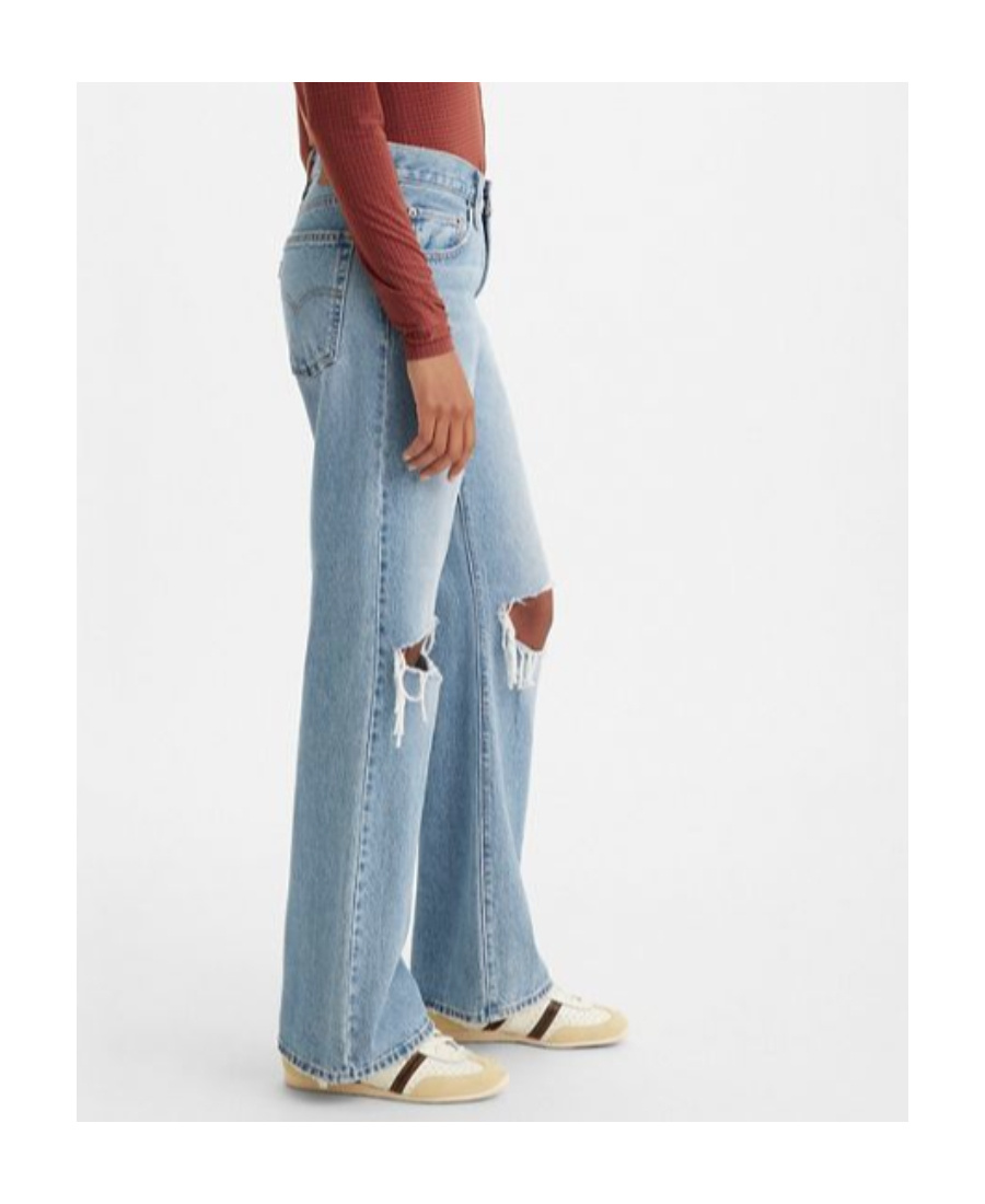 Levi's Baggy Bootcut Jeans In Blue