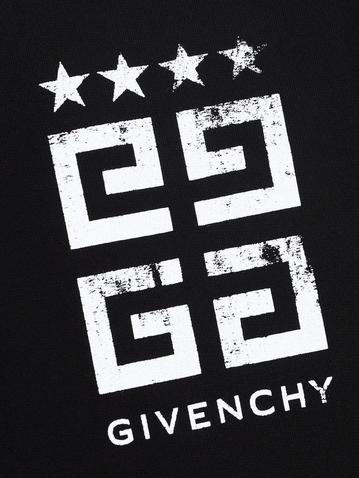 Givenchy Logo Printed Crewneck Sweatshirt In Black