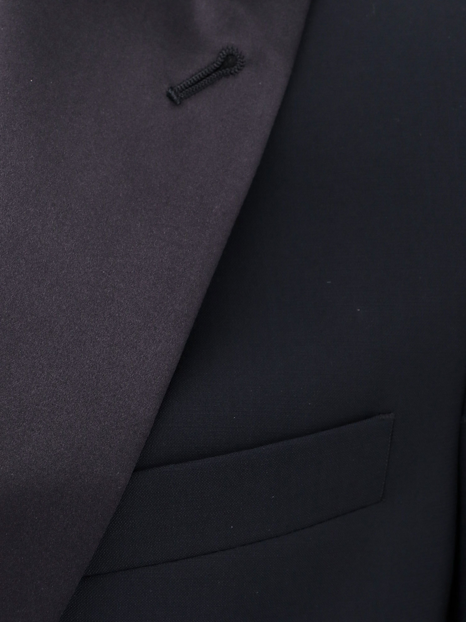 Giorgio Armani Single-breasted Wool Tuxedo Suit In Blue